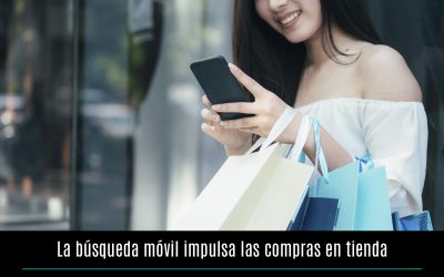La búsqueda móvil impulsa las compras en tienda