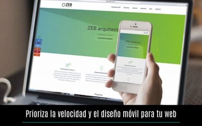 Prioriza la velocidad y el diseño móvil para tu web